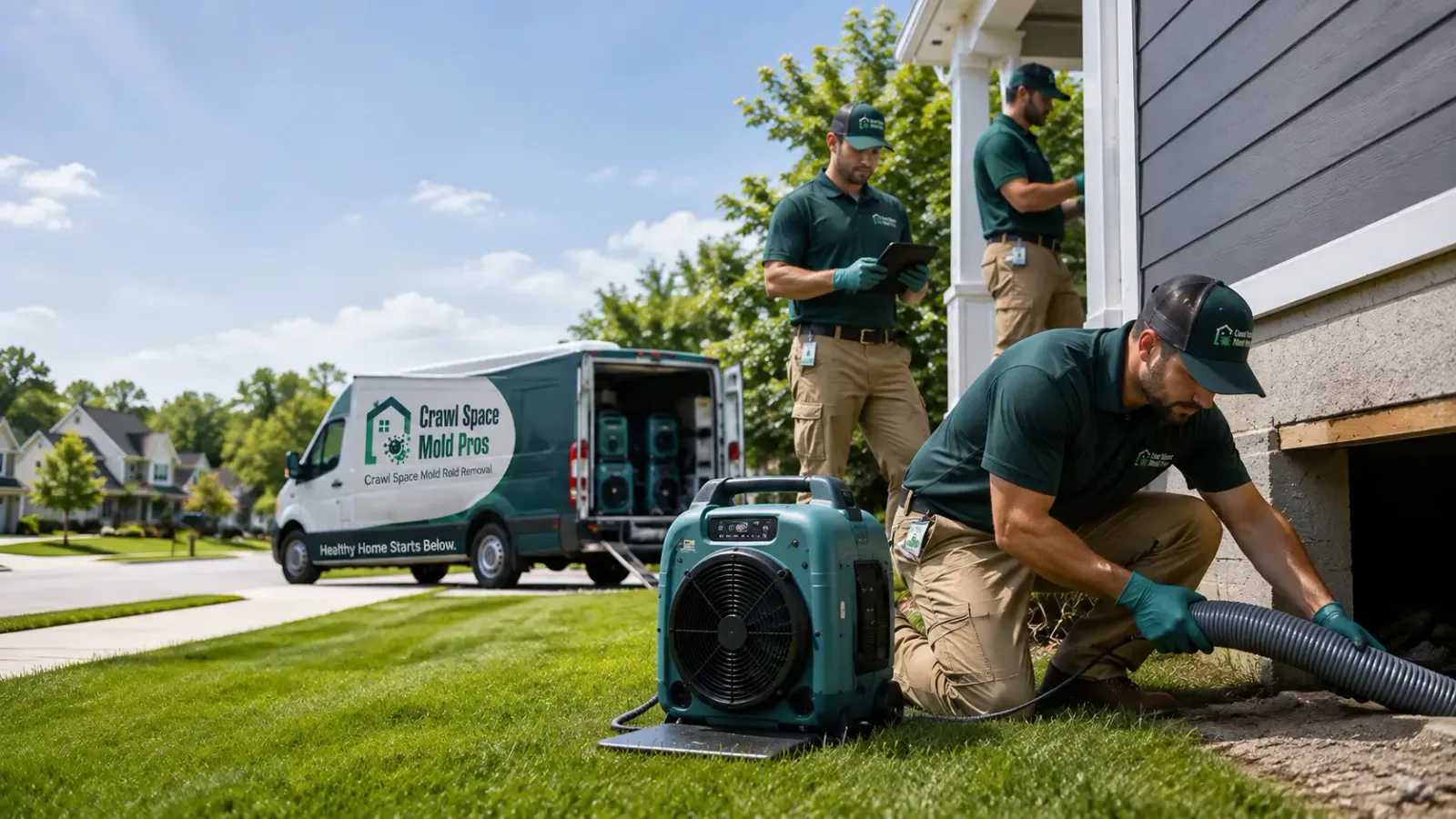 Crawl Space Mold Removal in Hostetter, PA